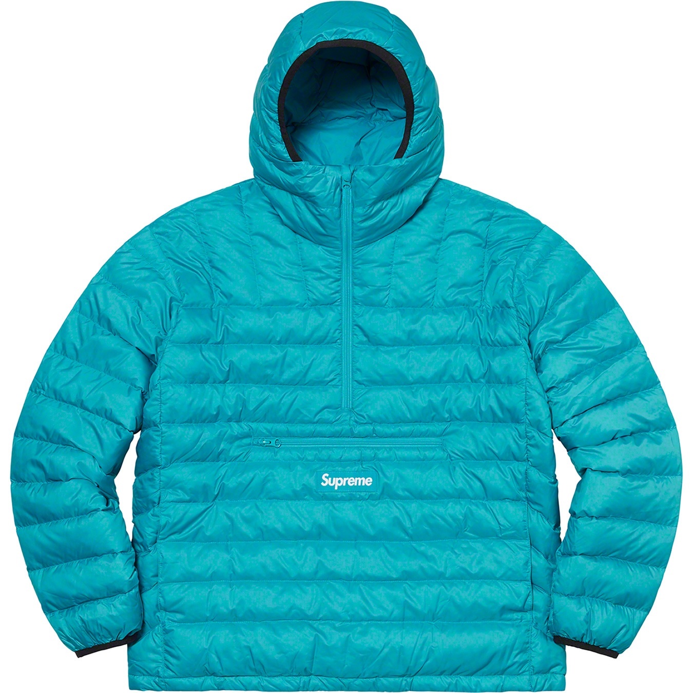 Micro Down Half Zip Hooded Pullover view 5